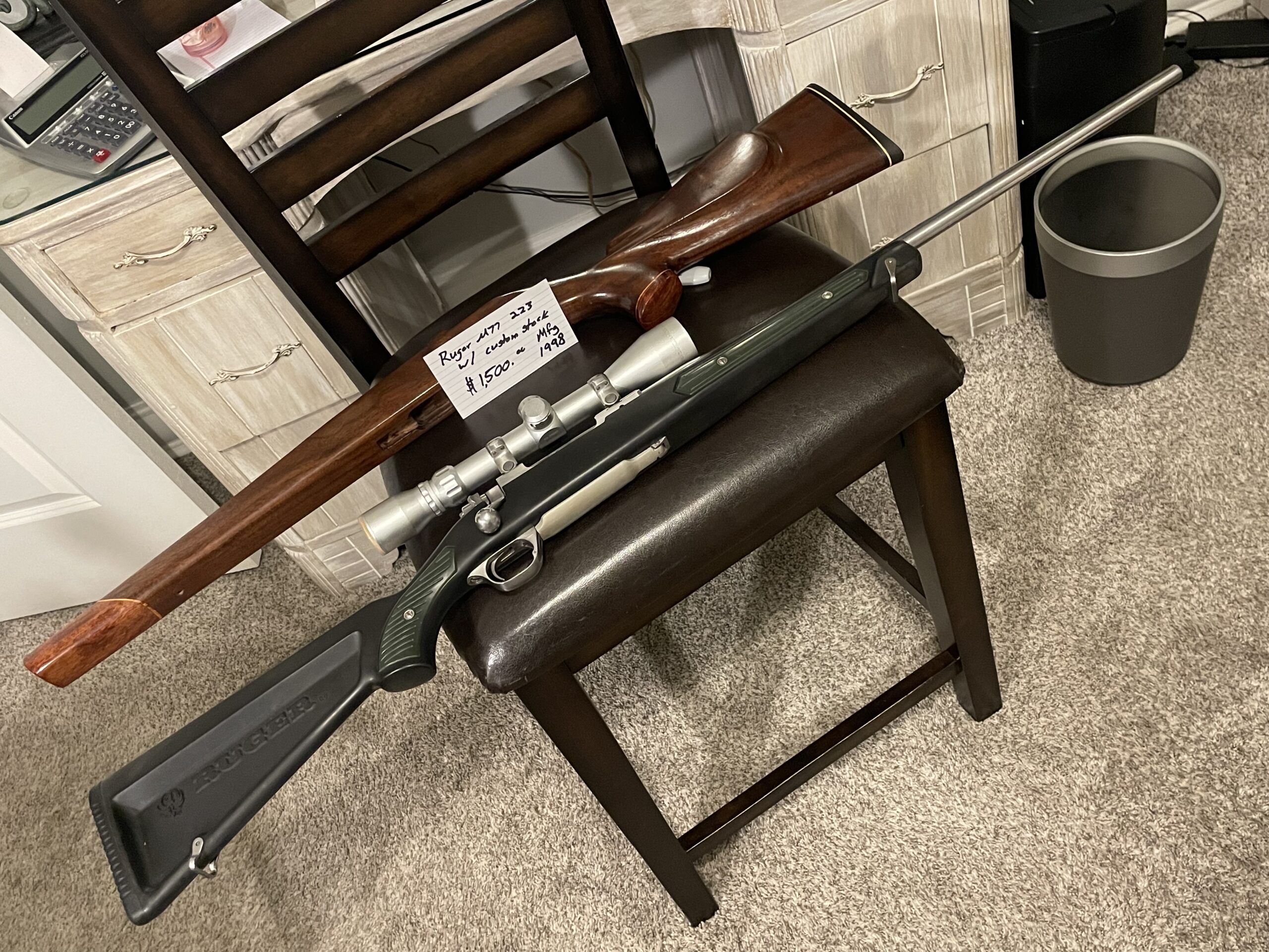 Ruger M77 Skeleton/ Boat Paddle Stock