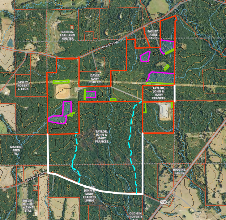 272 acres Amite County Miss with a 308 acre lease