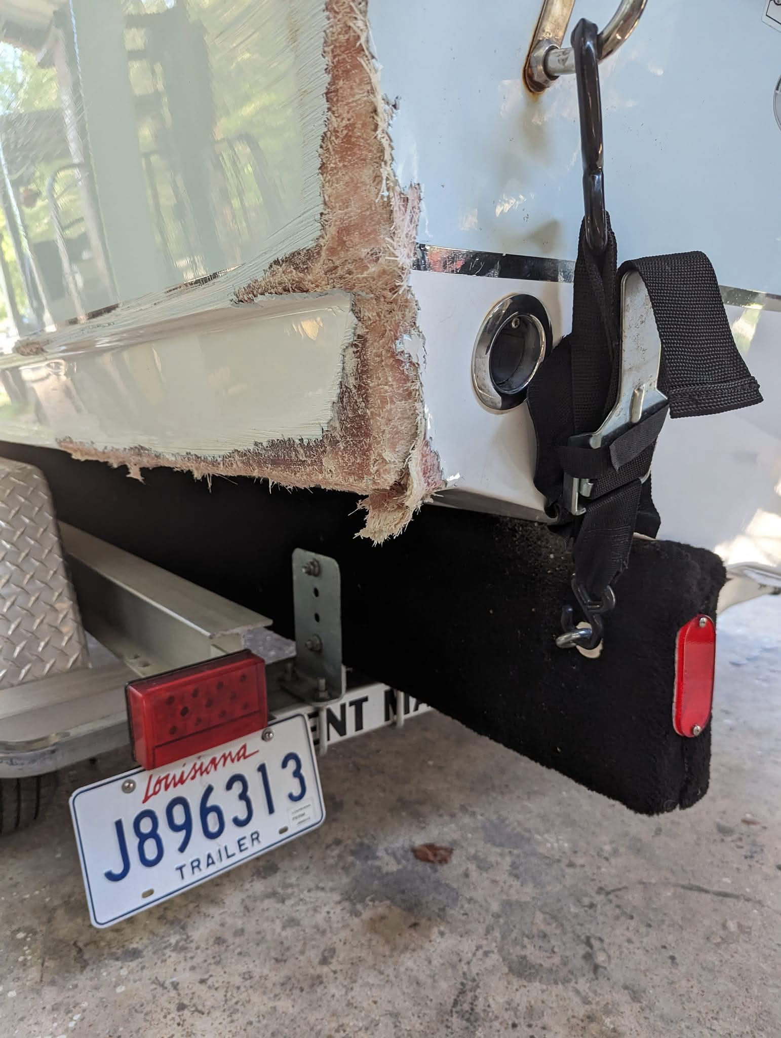 Boat repair fiberglass