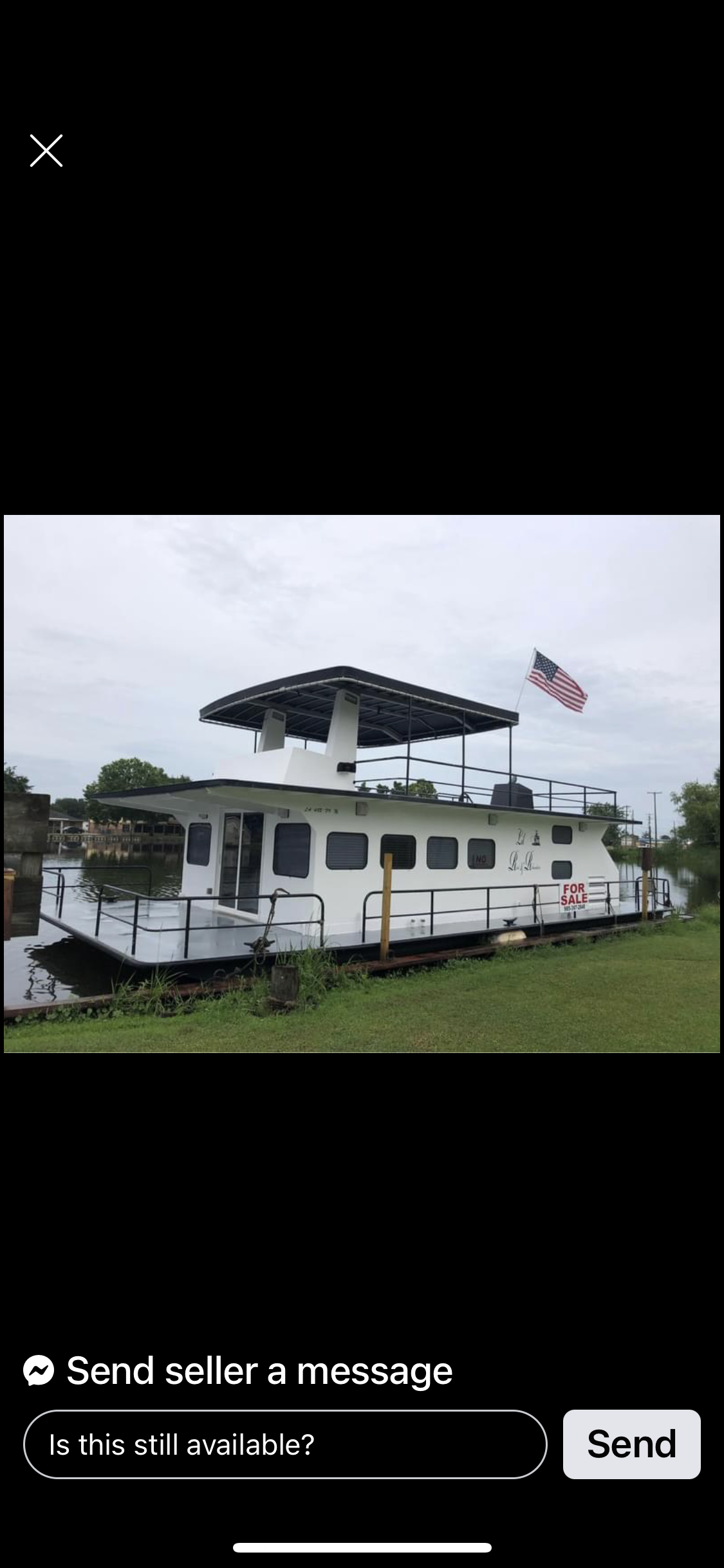 Houseboat for sale
