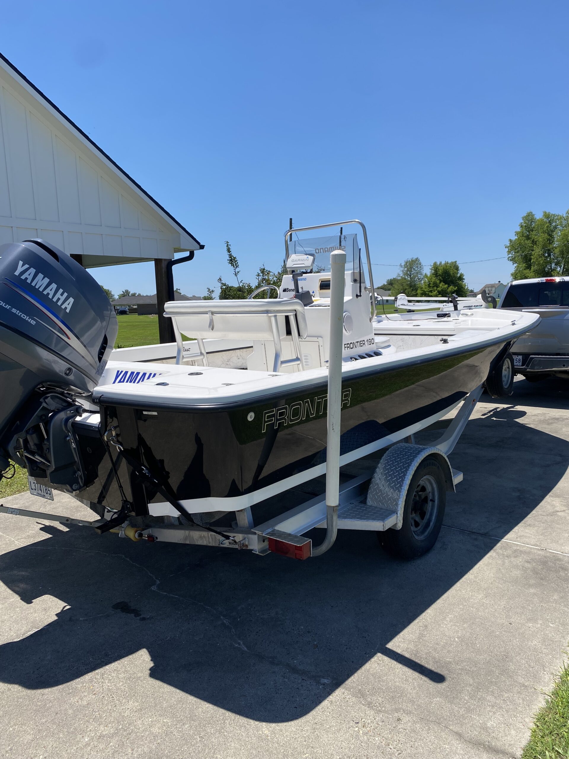 Garage Kept Frontier 190 w/ Yamaha F115 (66 hrs).