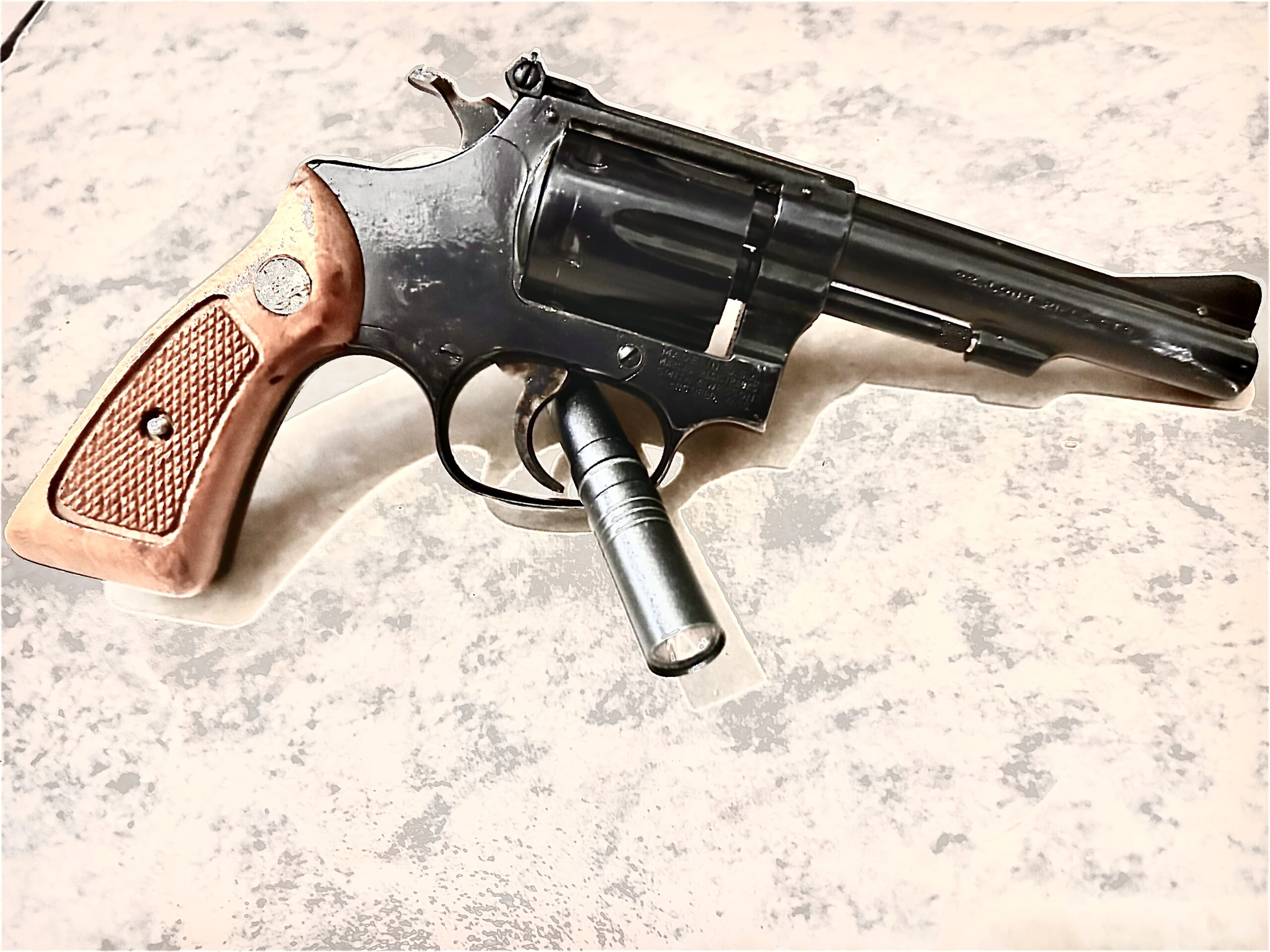 1960s era Smith and Wesson revolver model 34 22 long rifle