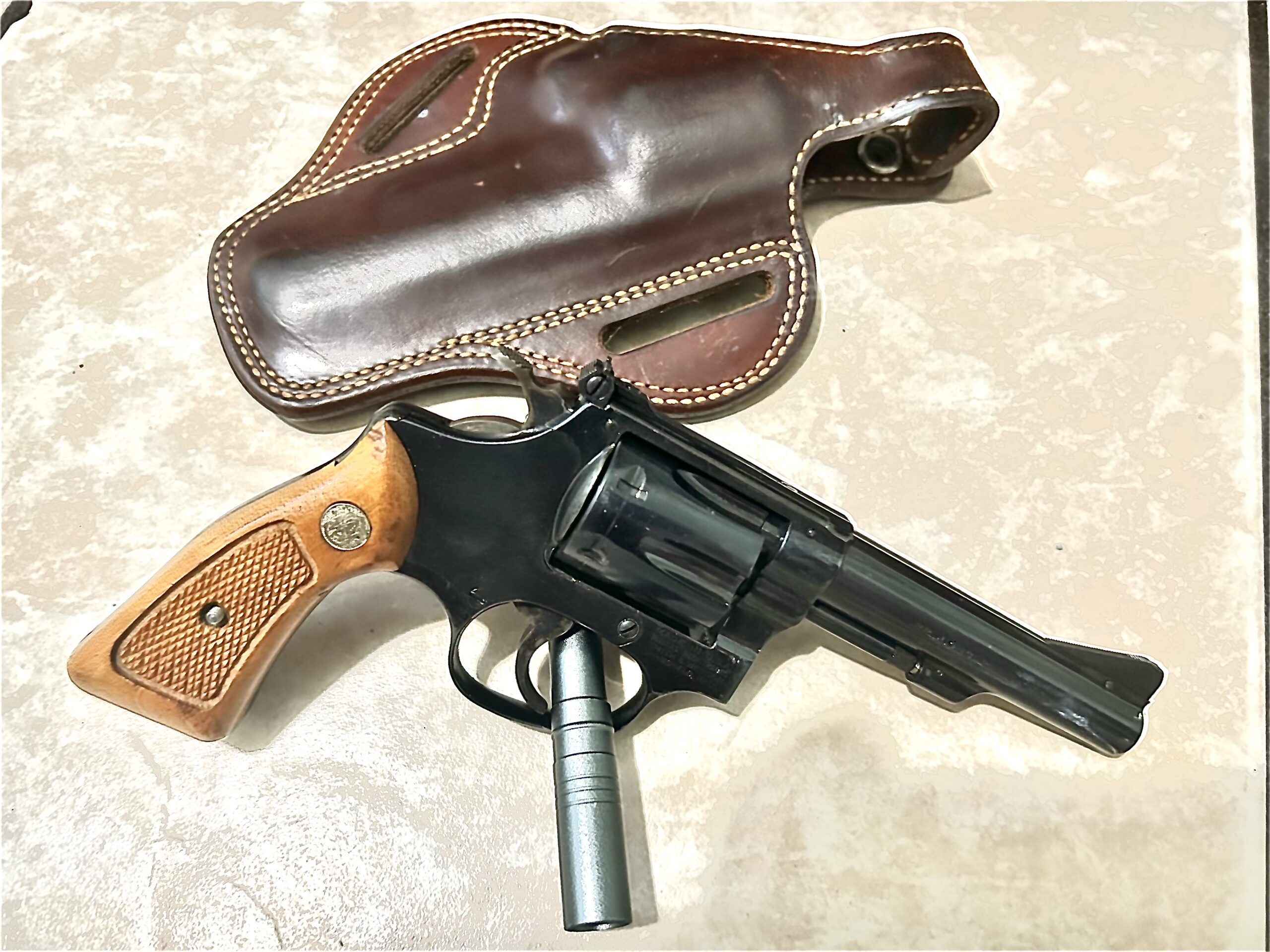 1960s era Smith and Wesson revolver model 34 22 long rifle