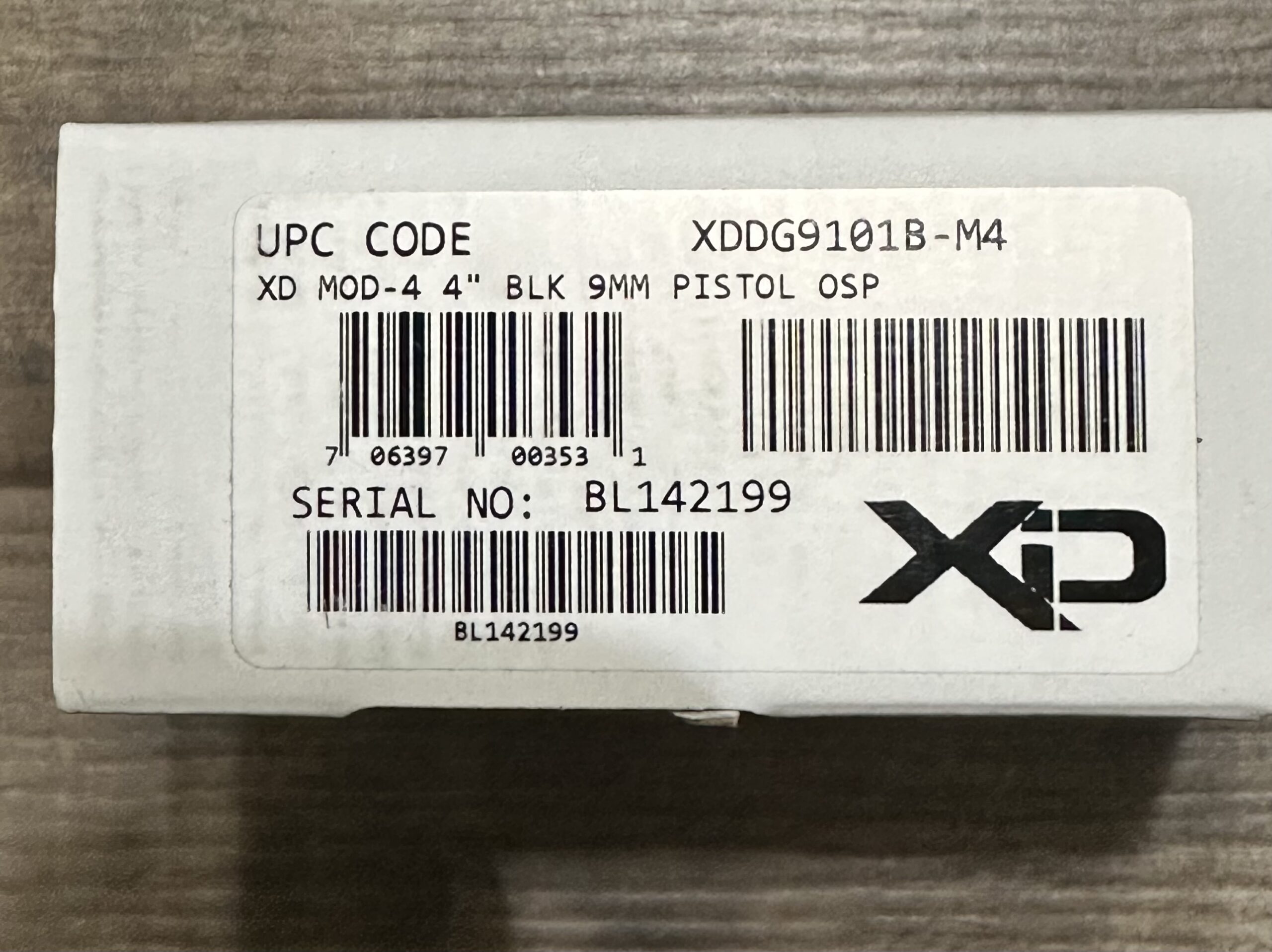 Springfield Armory XD Mod 4