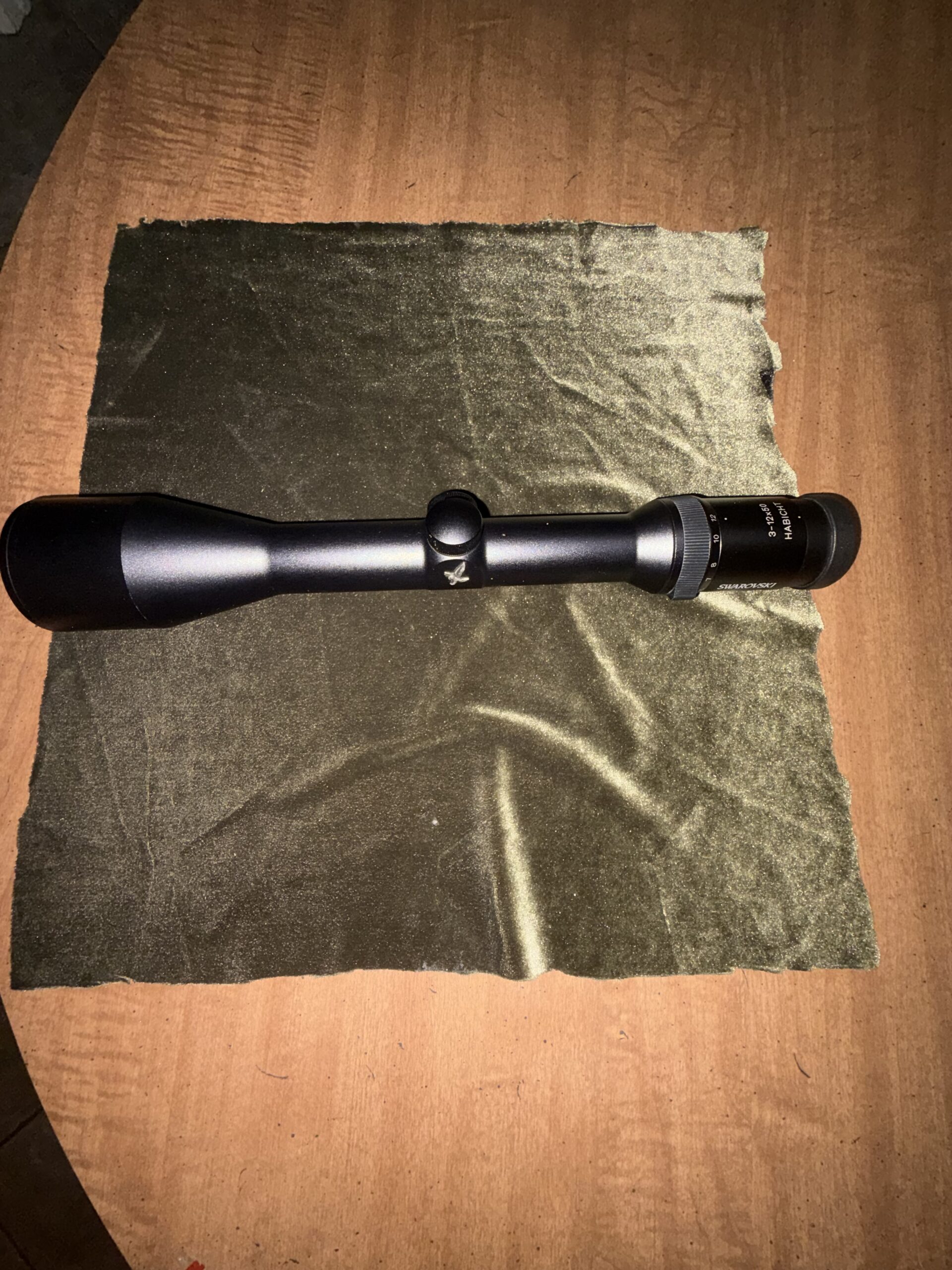 Swarovski 30 mm tube 3-12 x50 rifle scope