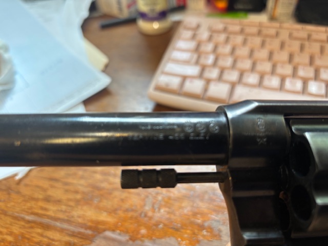 Colt New Service 455 eley