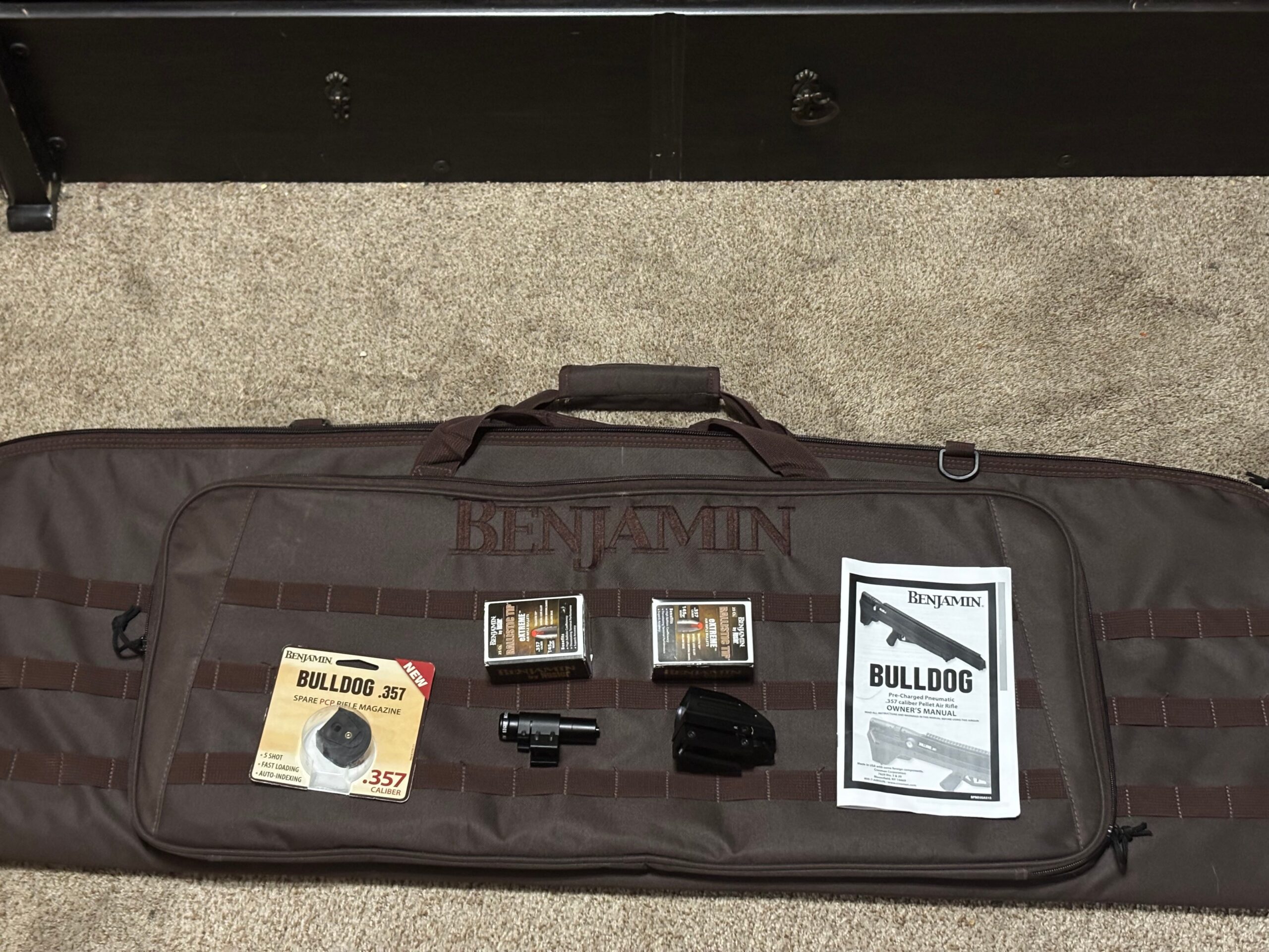 Benjamin Bulldog .357 Bolt Action PCP Air Rifle