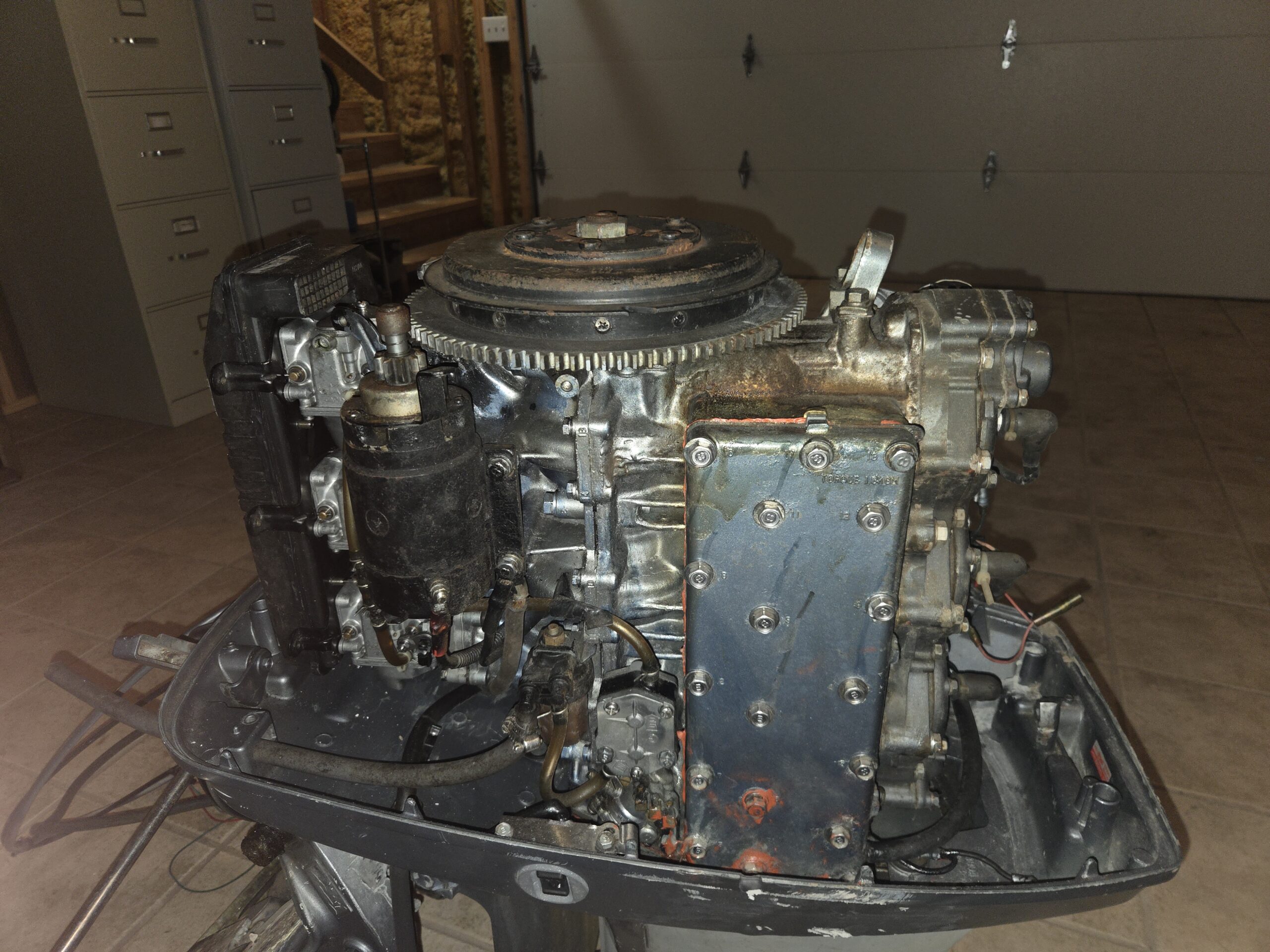 1990 90 yahama Parts Head