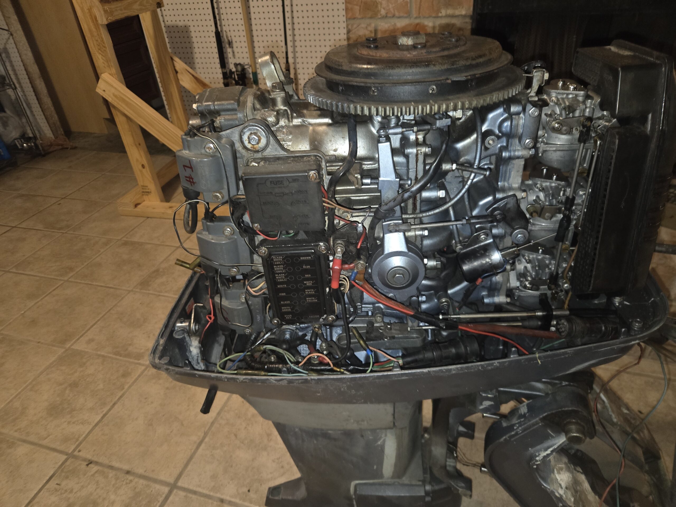 1990 90 yahama Parts Head