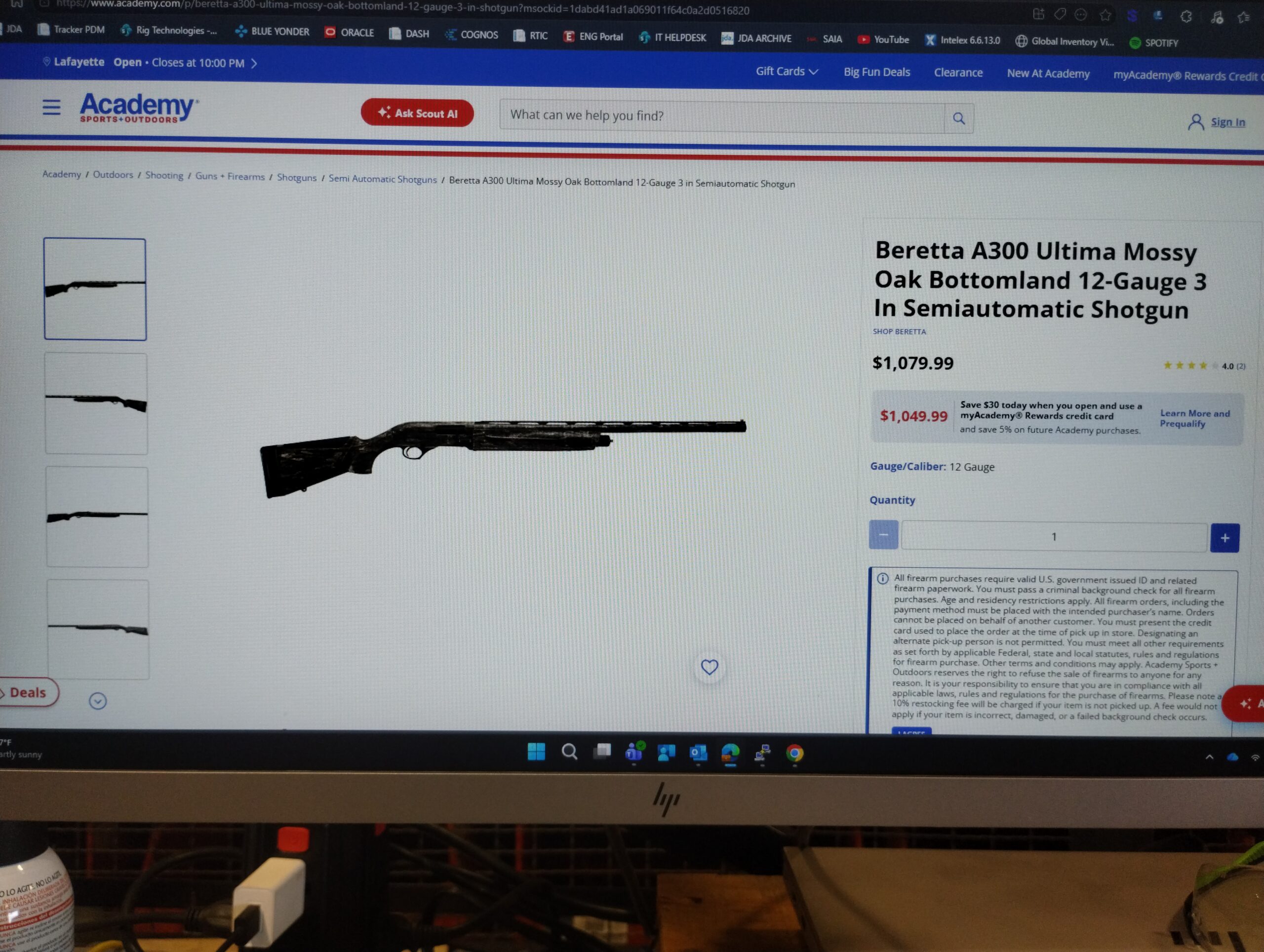 New in box Beretta A300 Ultima 12 G Mossy Oak