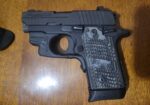 Sig Sauer .380 with Tritium Night Sights and Laser with 2 Kydex holsters and original carry case