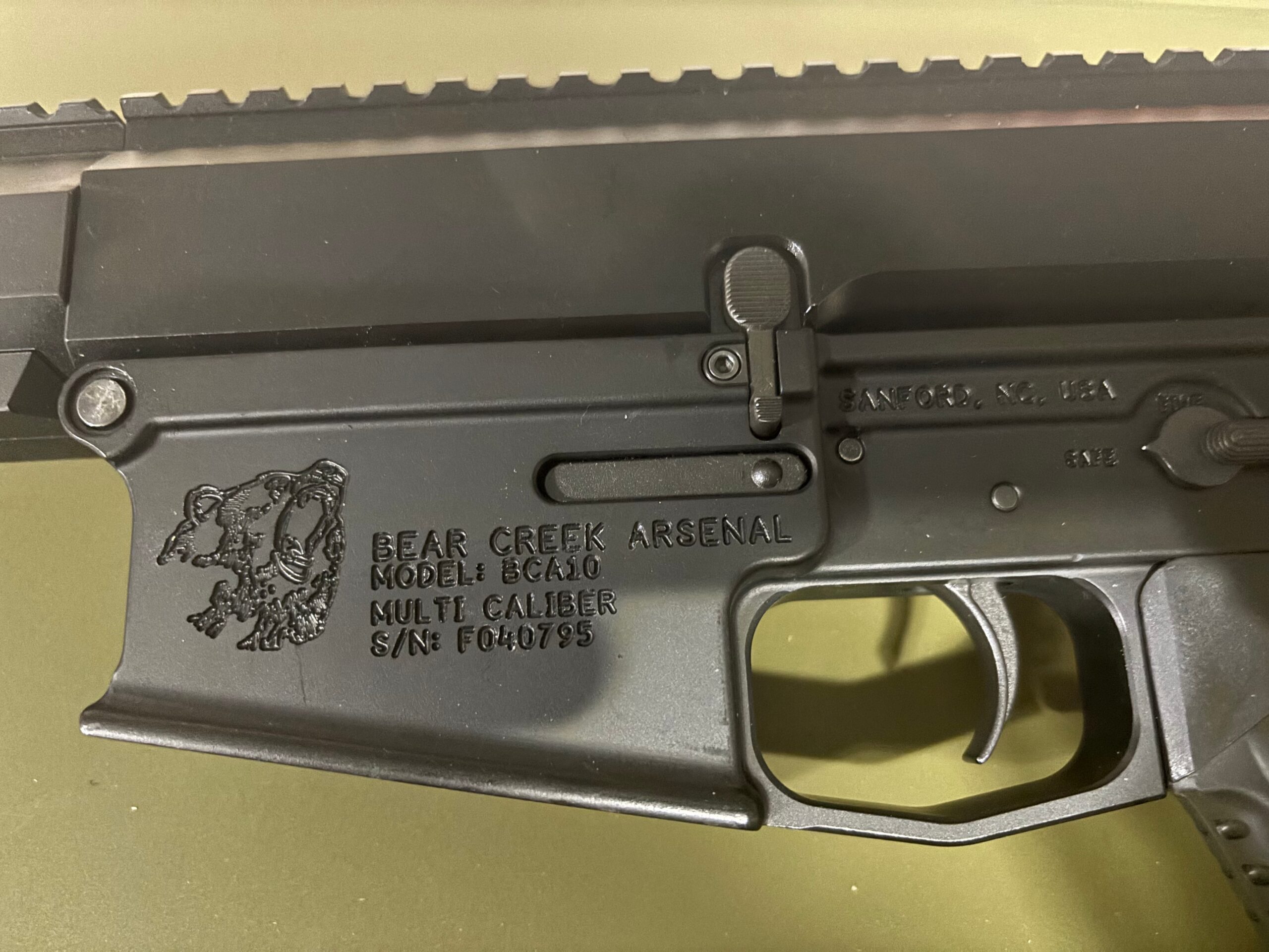 Bear Creek AR10 6.5 Creedmore (not AR15)