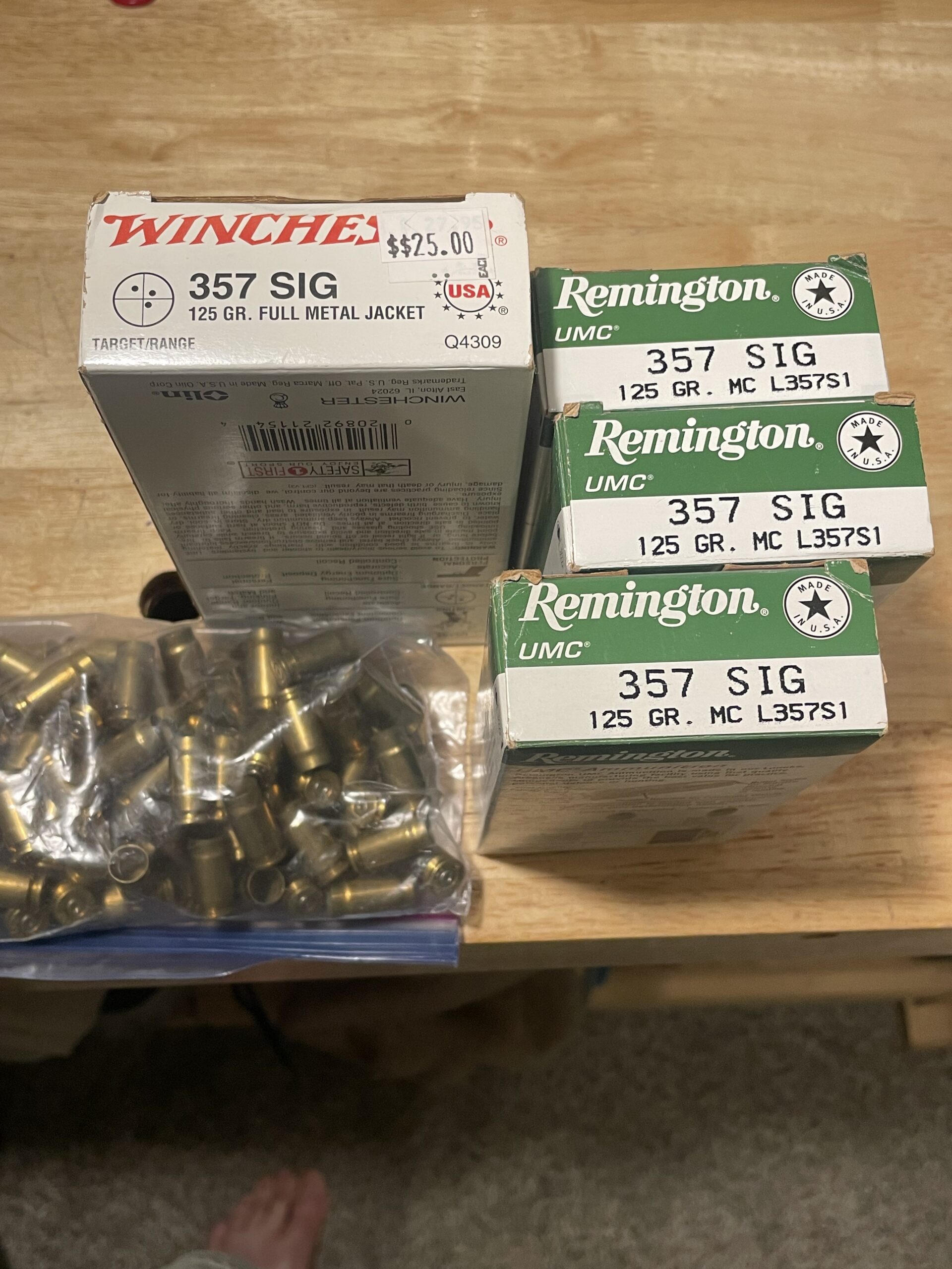 357Sig Ammo. 200rds. $100
