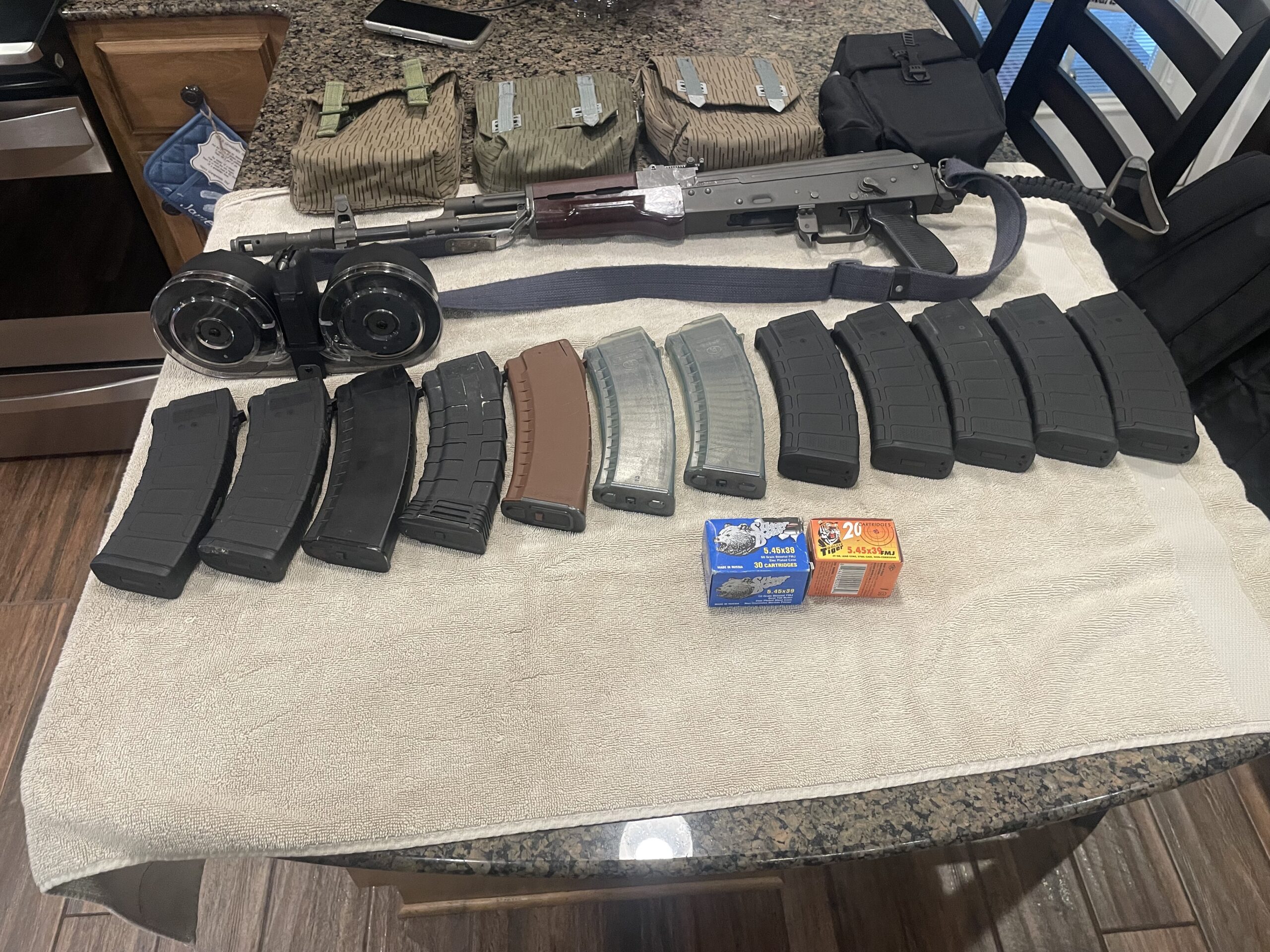 Polish AK 74. $1900 Folding Stock