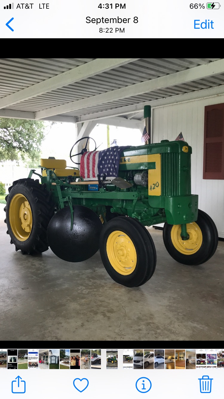 John Deere 420 for sale