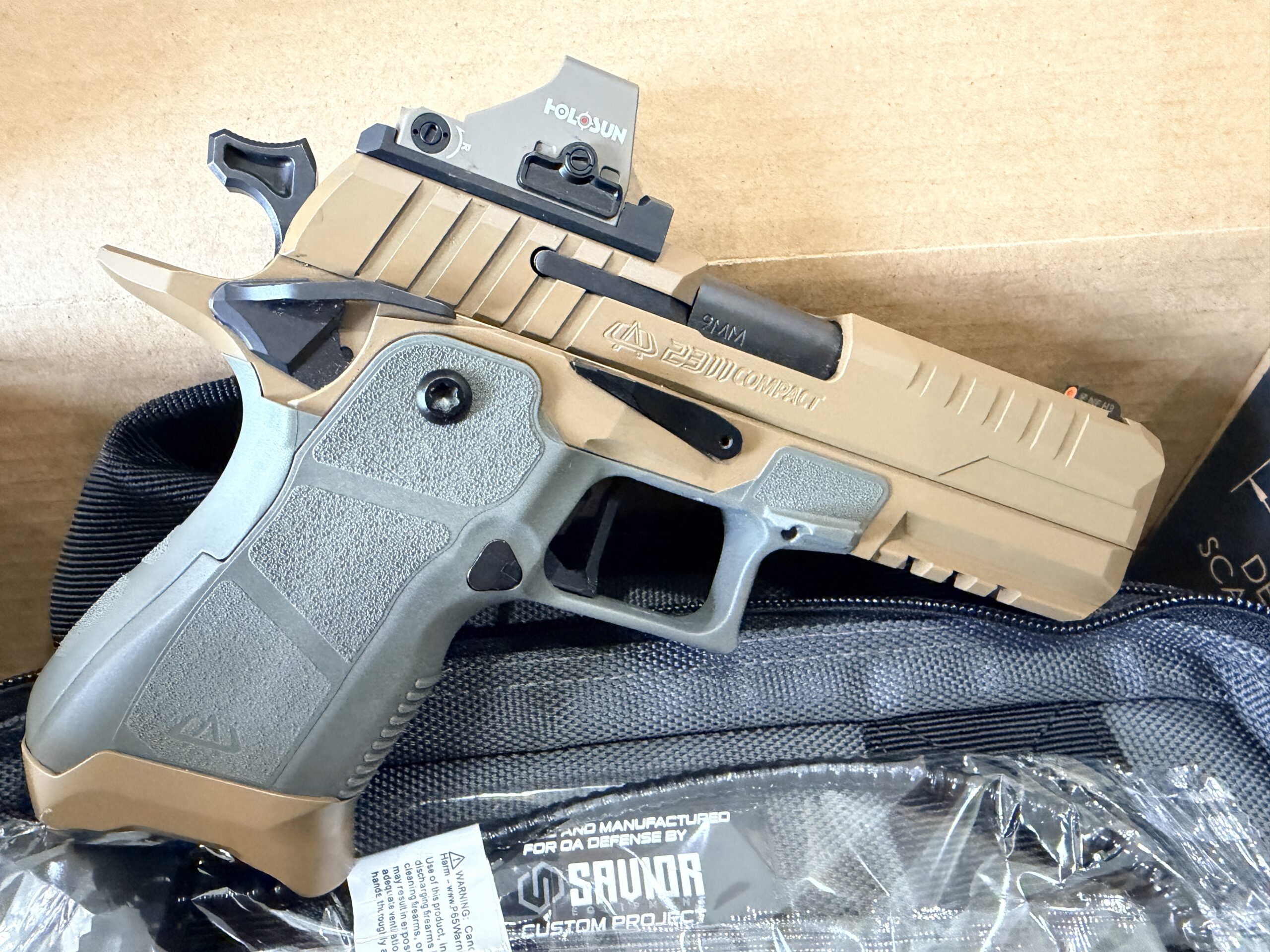 OA Defense 9mm Pistol