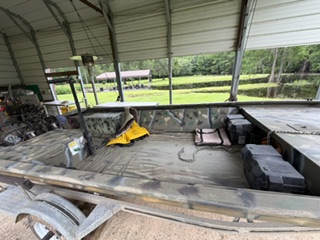 2016 Grizzly 1648 All welded boat. 36 hp pro drive motor with auto reverse .
