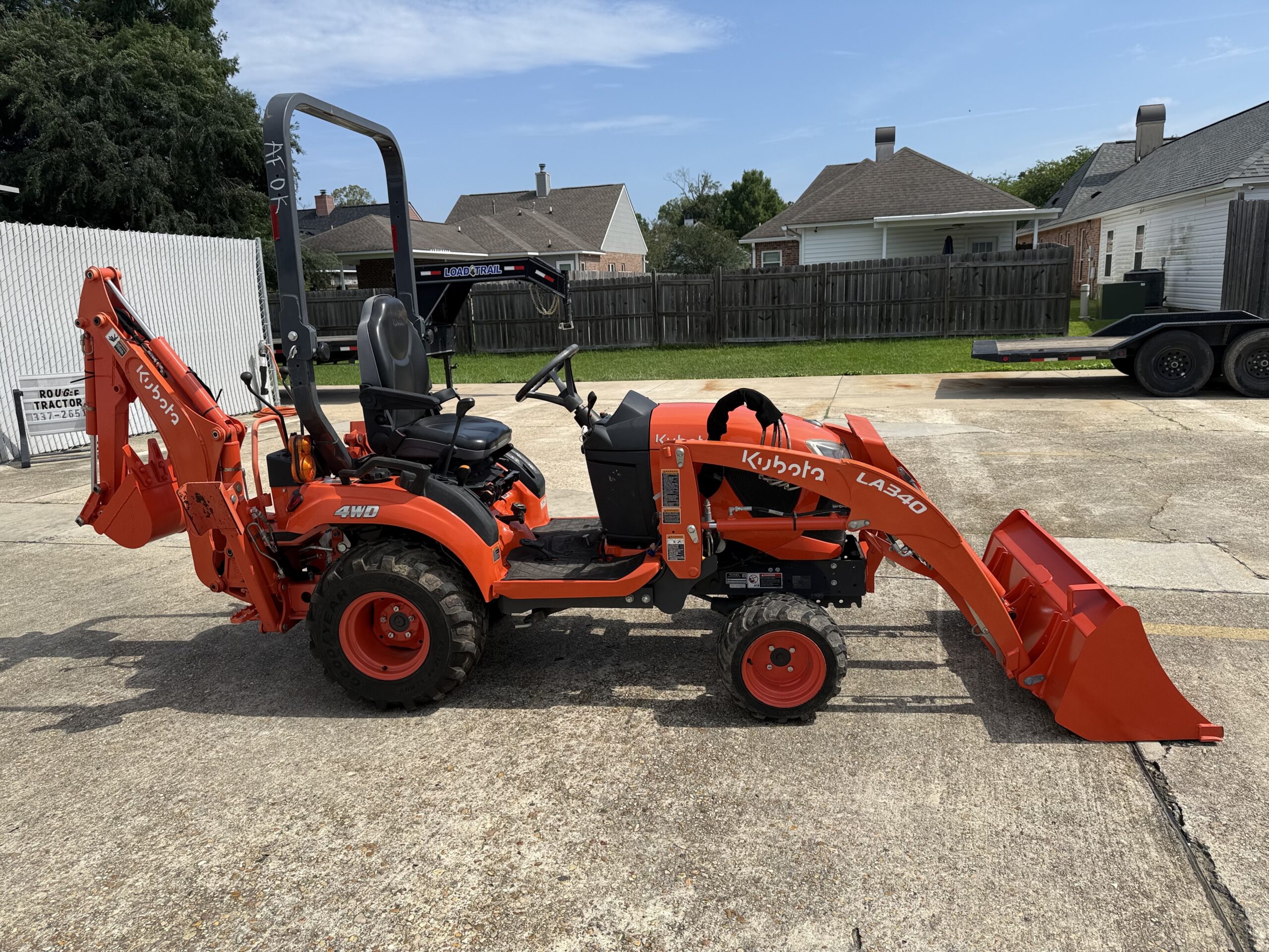 Kubota BX23s Tractor BackHoe Only 172Hrs! Warranty Till 12/2027! 23HP 4WD Loader HST Like New!