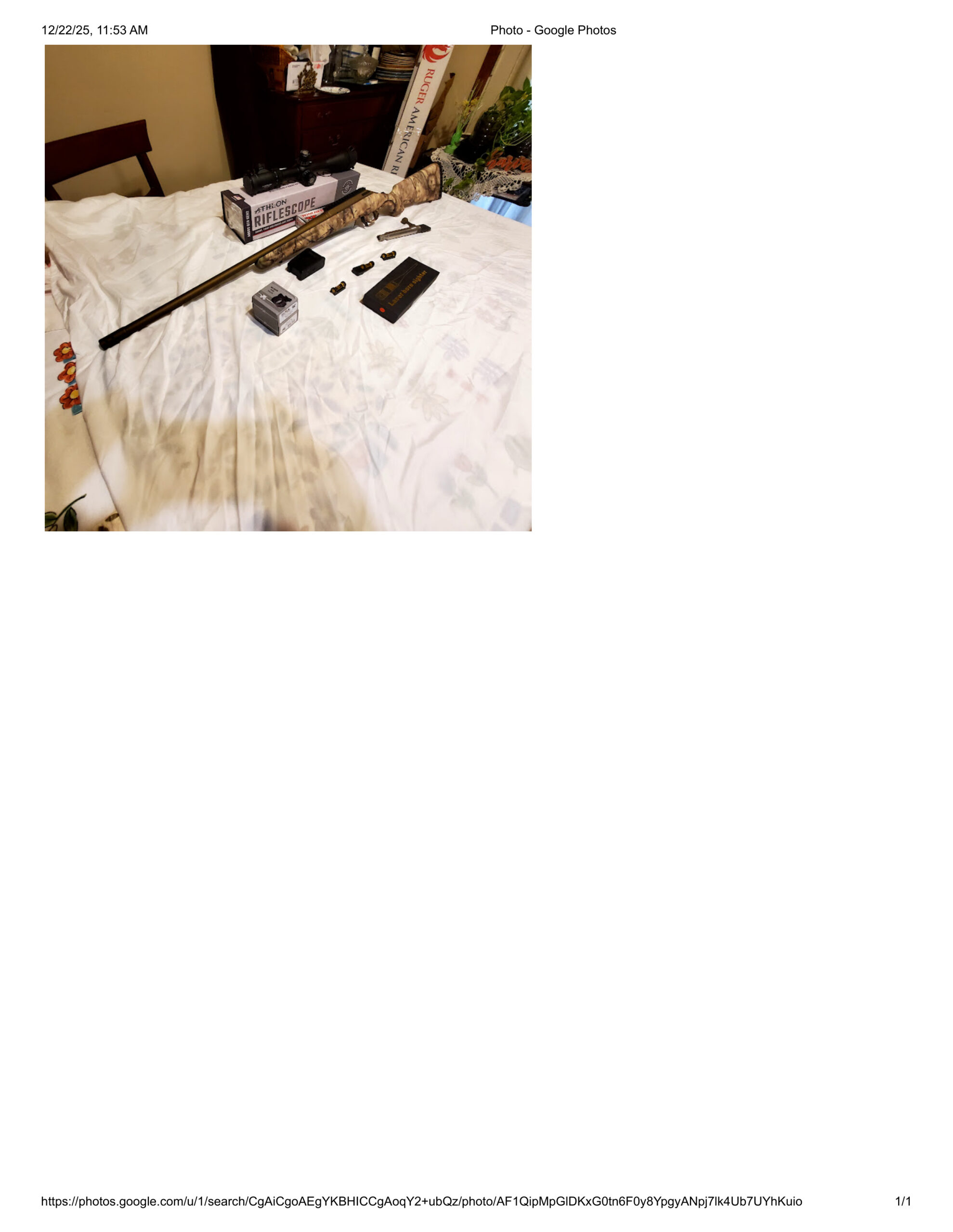 New In Box Ruger American Predator 6.5 Creedmoor with Athlon Scope