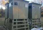Deer stand shooting house