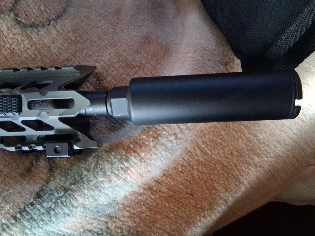 Rex Armory AR-15 with scope 45° angle sights about 10:30 round mags full of green tip ammo the best of everything