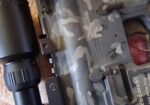 Rex Armory AR-15 with scope 45° angle sights about 10:30 round mags full of green tip ammo the best of everything
