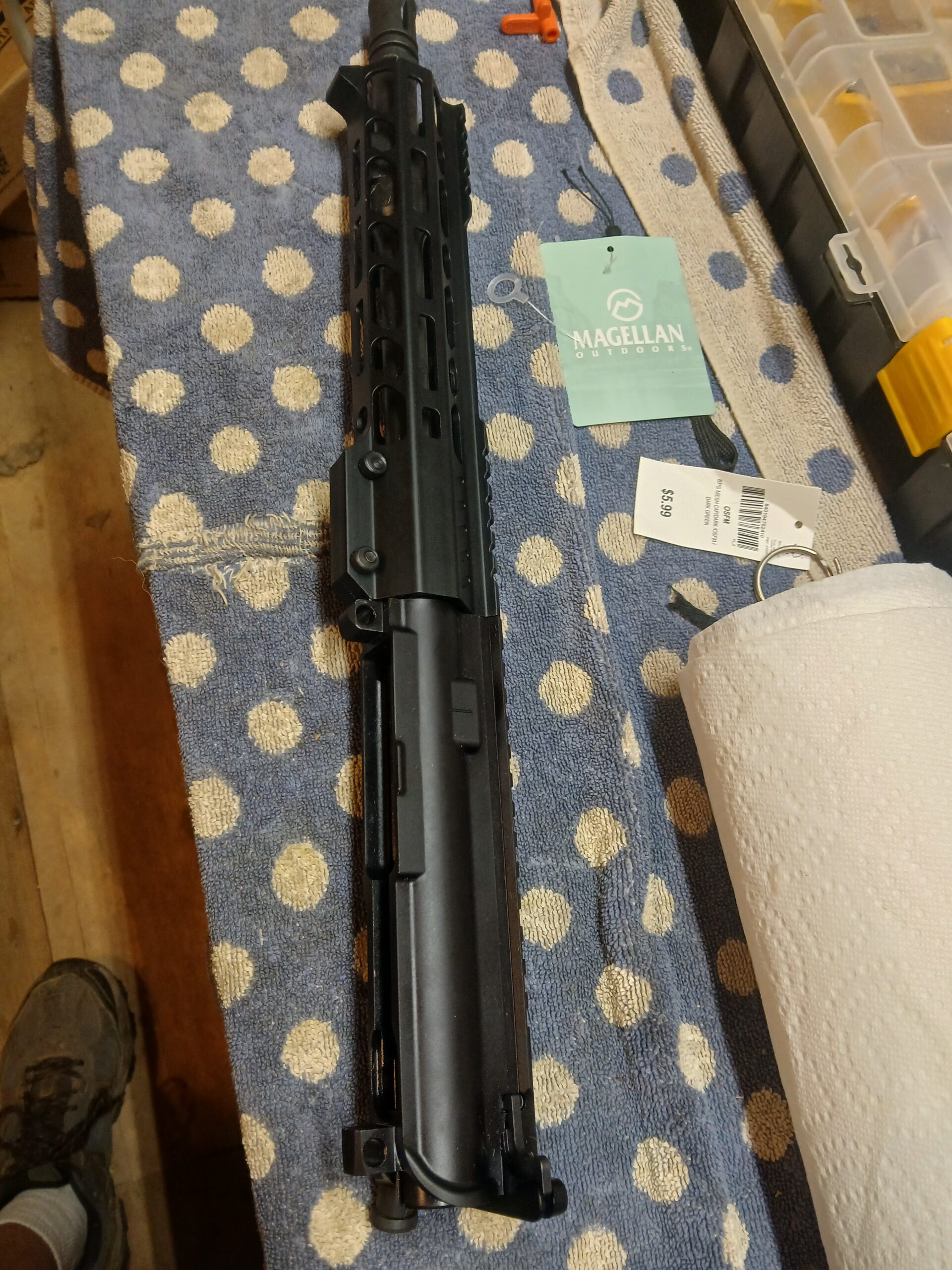 OH HOLD TILL TOMORROW. (SUNDAY).BRAND NEW AR 15 COMPLETE PISTOL UPPER. WTS, MAYBE TRADE.
