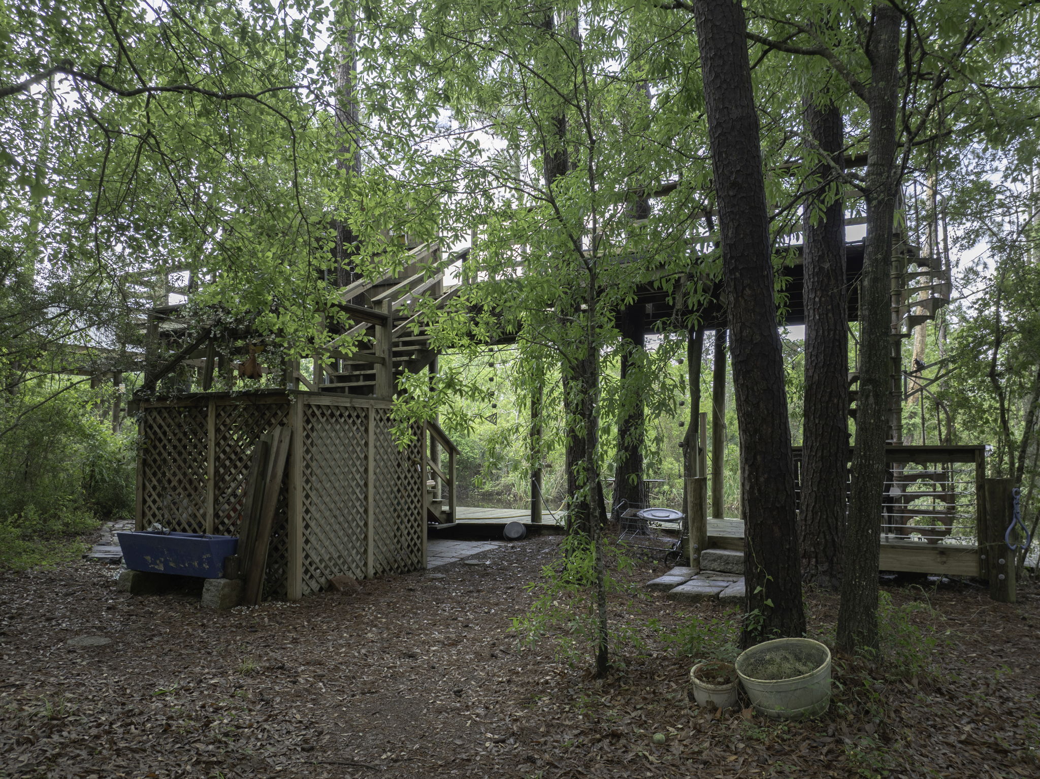1.98 Acre Waterfront Double Lot in Slidell with Two-Story Boat Dock, Lift, and Much More!