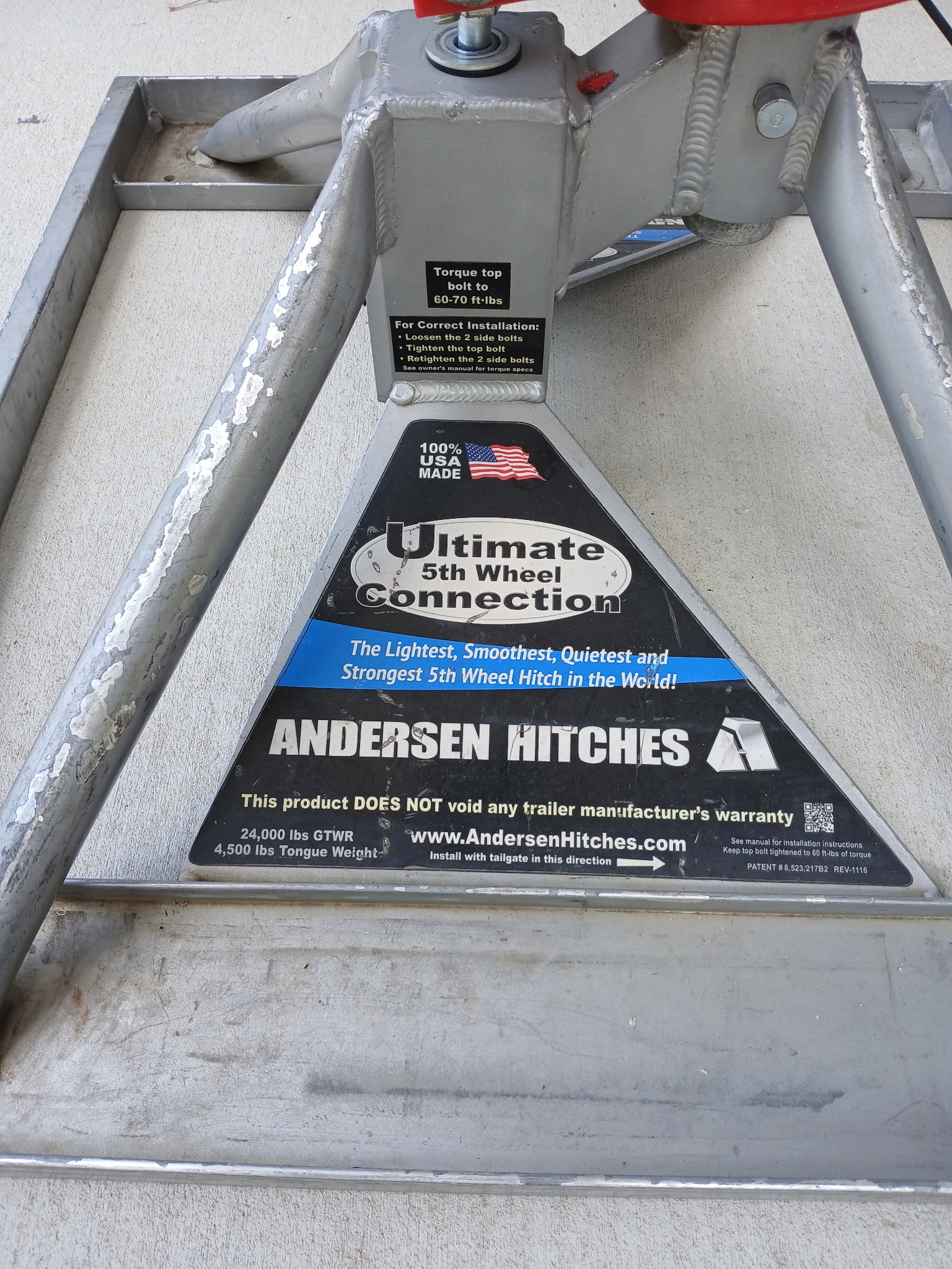 Andersen Gooseneck Hitch for 5th Wheel