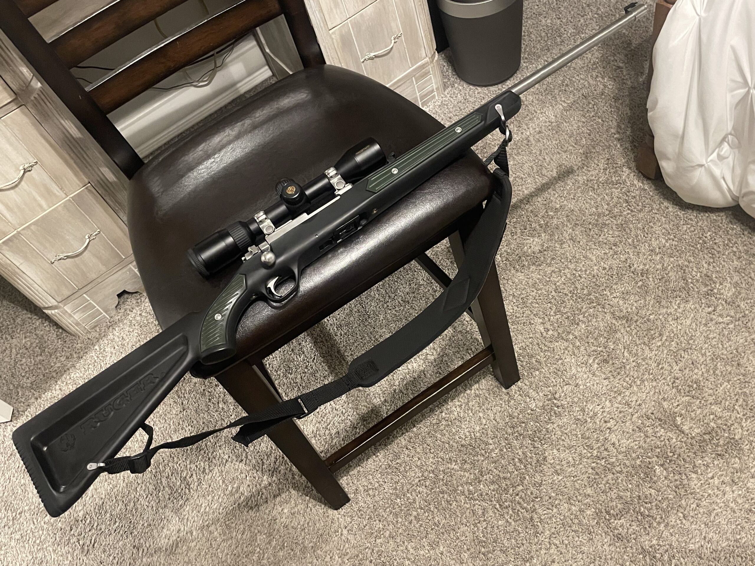 Ruger Skeleton Stock 22LR bolt action rifle