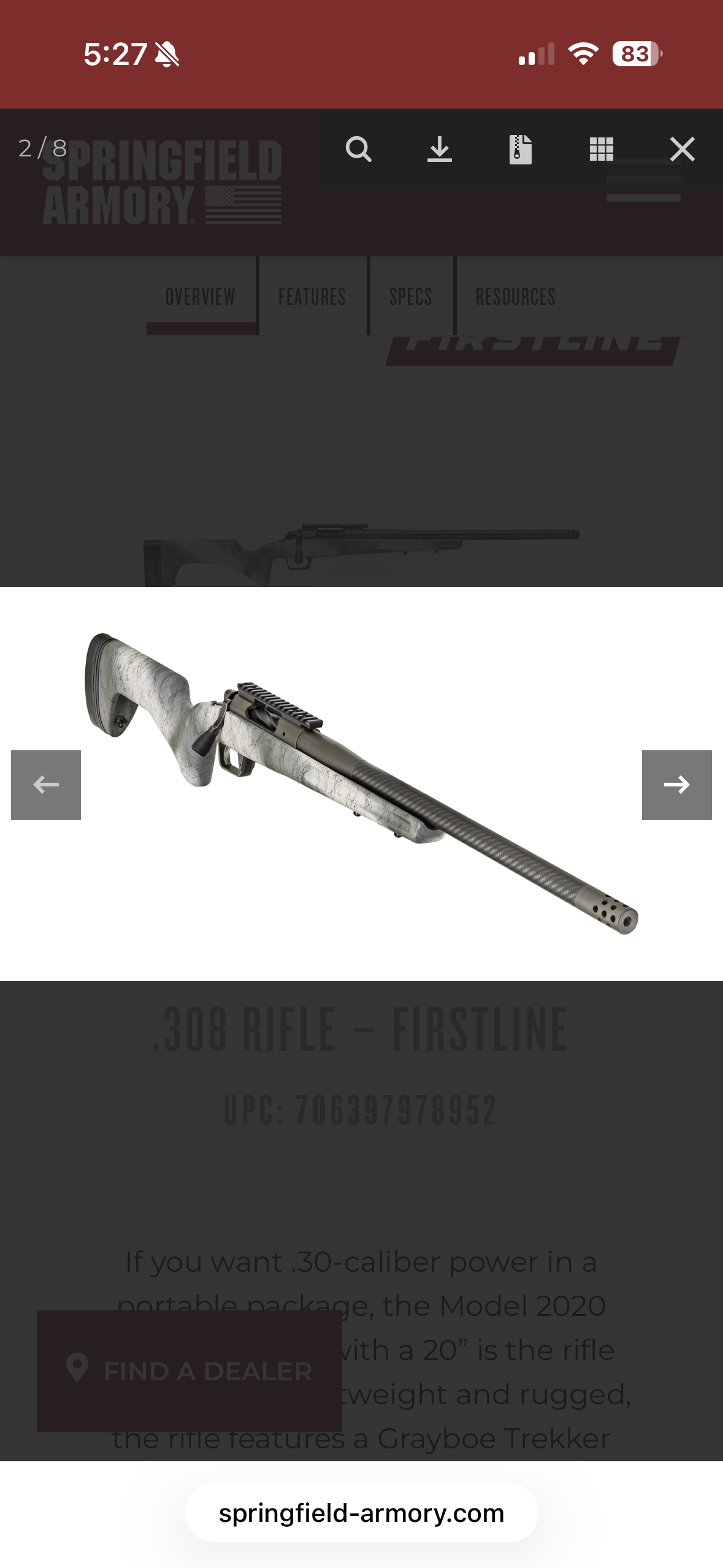 Springfield Armory Redline 2020 .308 win
