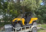 2016 Can Am Commander 800 XT Plus 2017 6×10 Aluminum Trailer