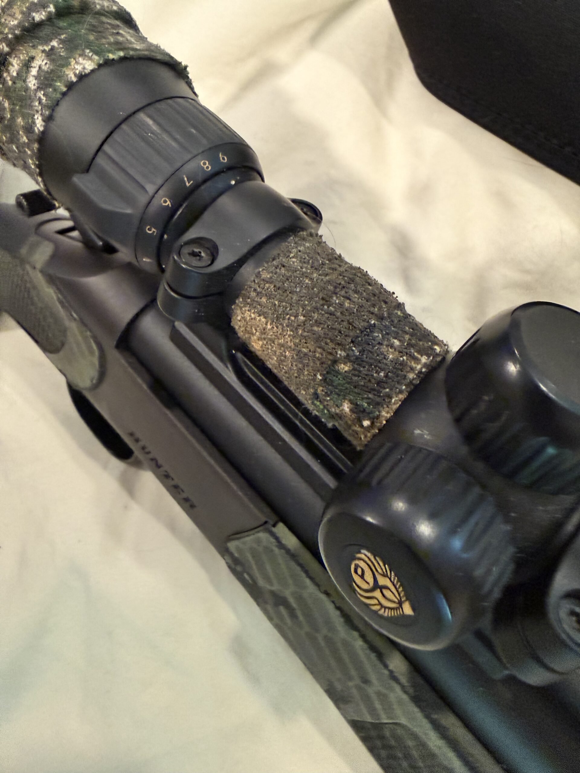 35 Whelen CVA Hunter Camo Nikon scope