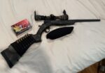 35 Whelen CVA Hunter Camo Nikon scope