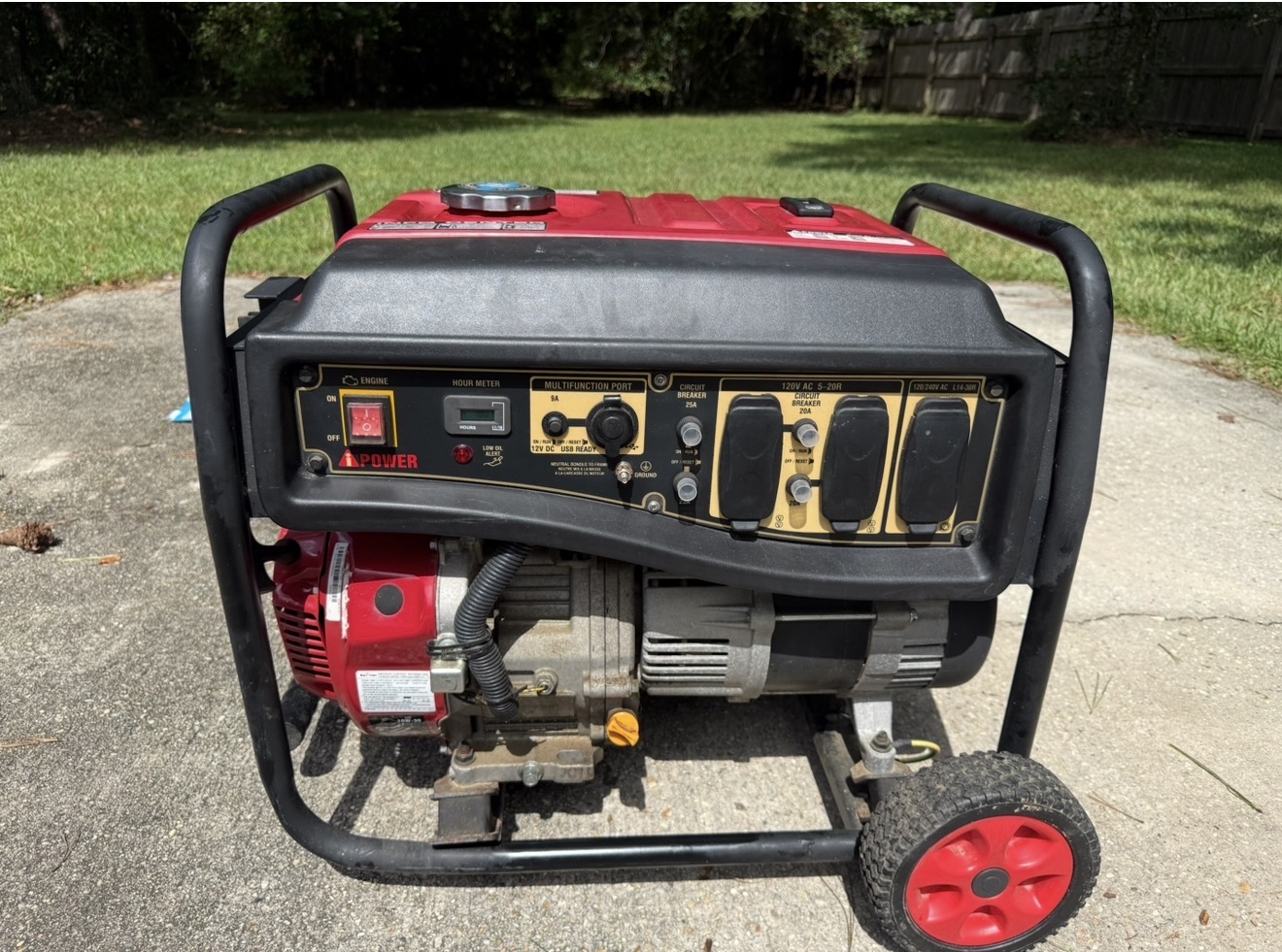 Generator AI Power 7000 watt start heavy duty