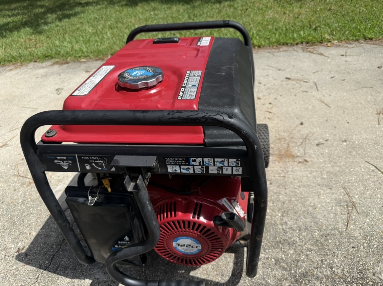 Generator AI Power 7000 watt start heavy duty