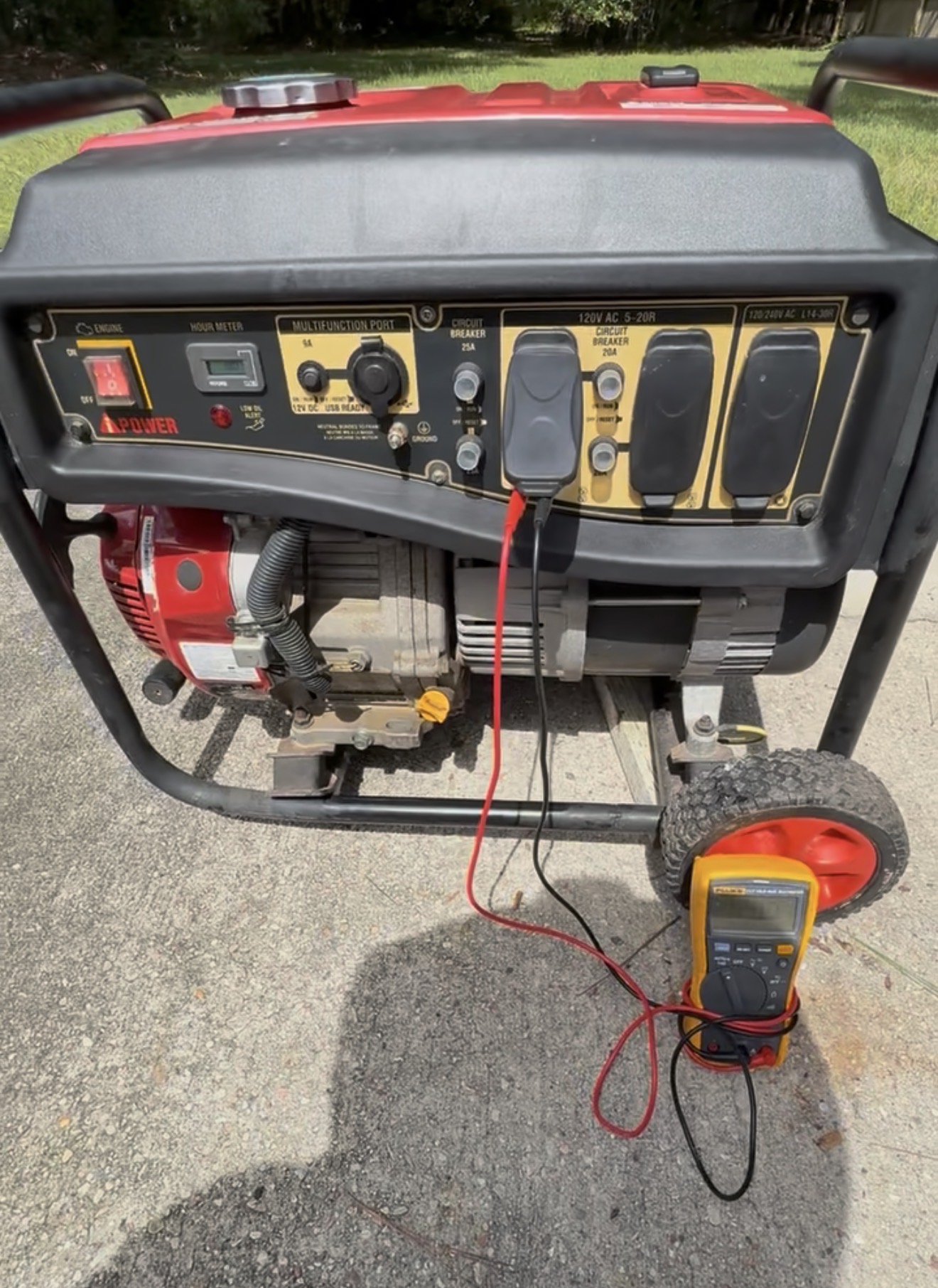 Generator AI Power 7000 watt start heavy duty