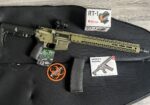 Black rain ordnance fallout American flag edition 5.56 with Burris red dot