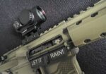 Black rain ordnance fallout American flag edition 5.56 with Burris red dot