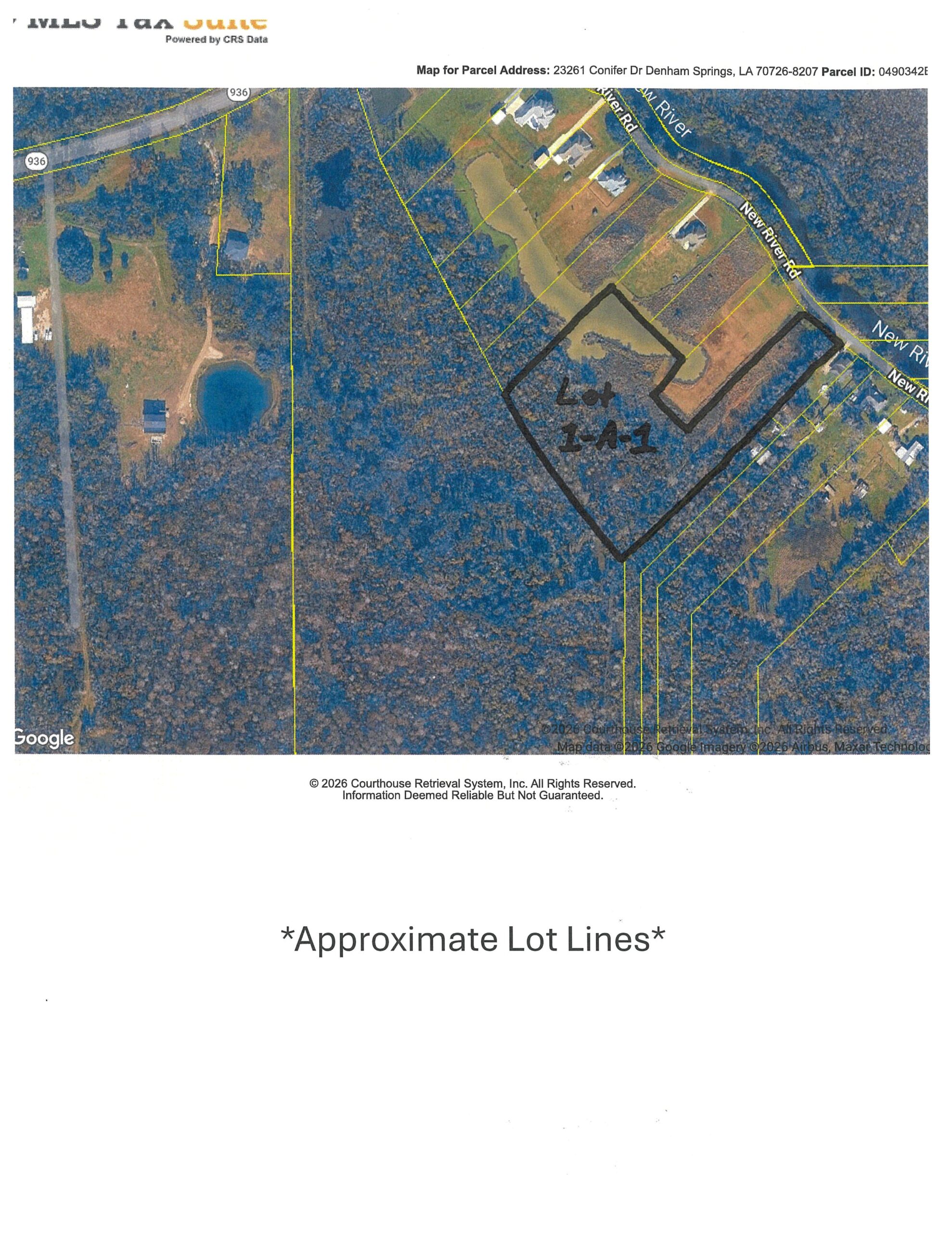 7.863 acre lot with water access to New River leading to Diversion Canal, house pad, pond, and space for your house and shop