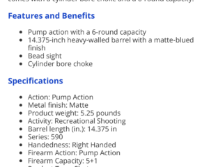 httpswww.academy.compmossberg-590-shockwave-12-gauge-pump-action-shotgun-114708613