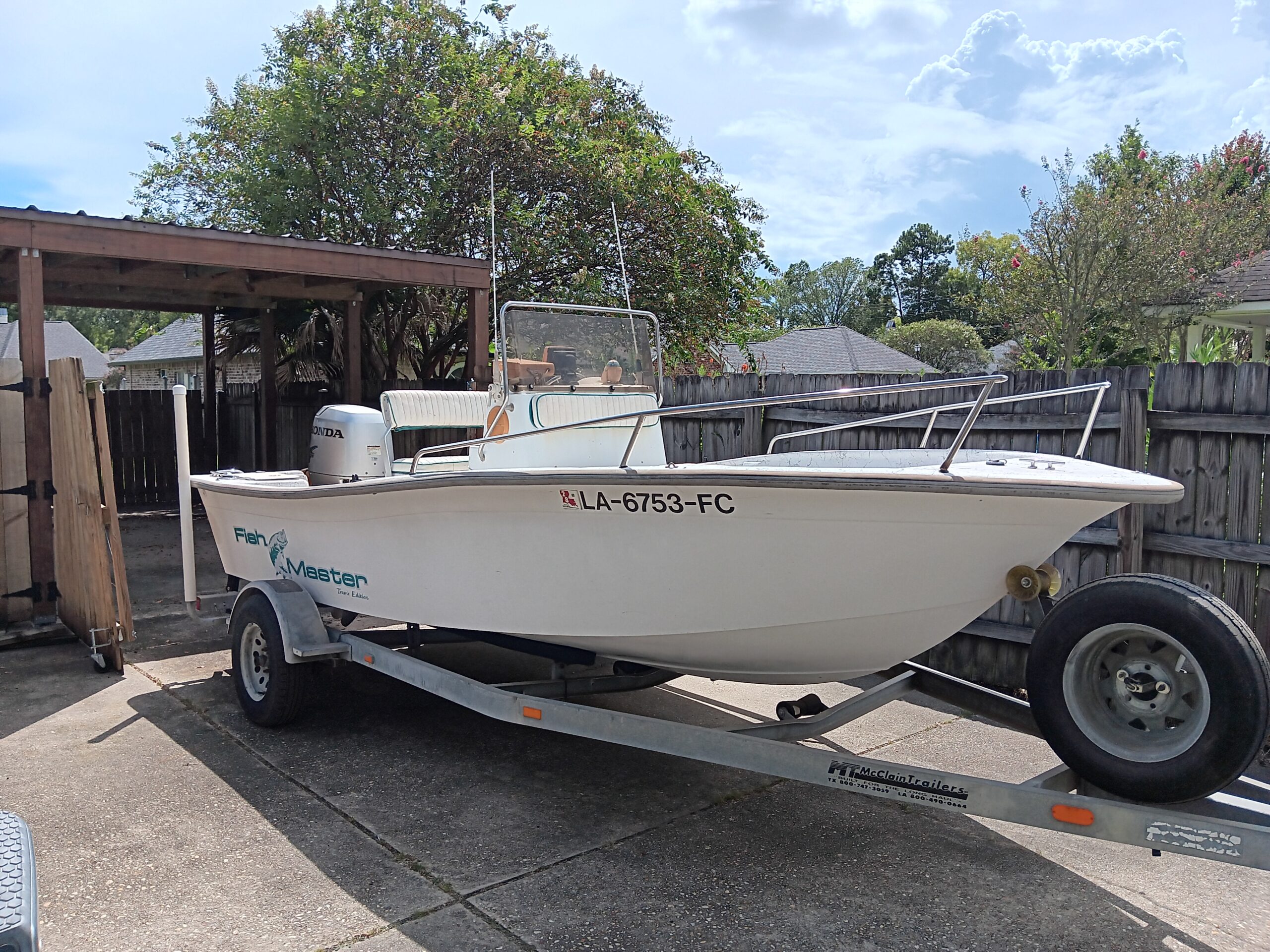 2005 Fish Master CC 17 ft w/90 hp Honda 4 stroke