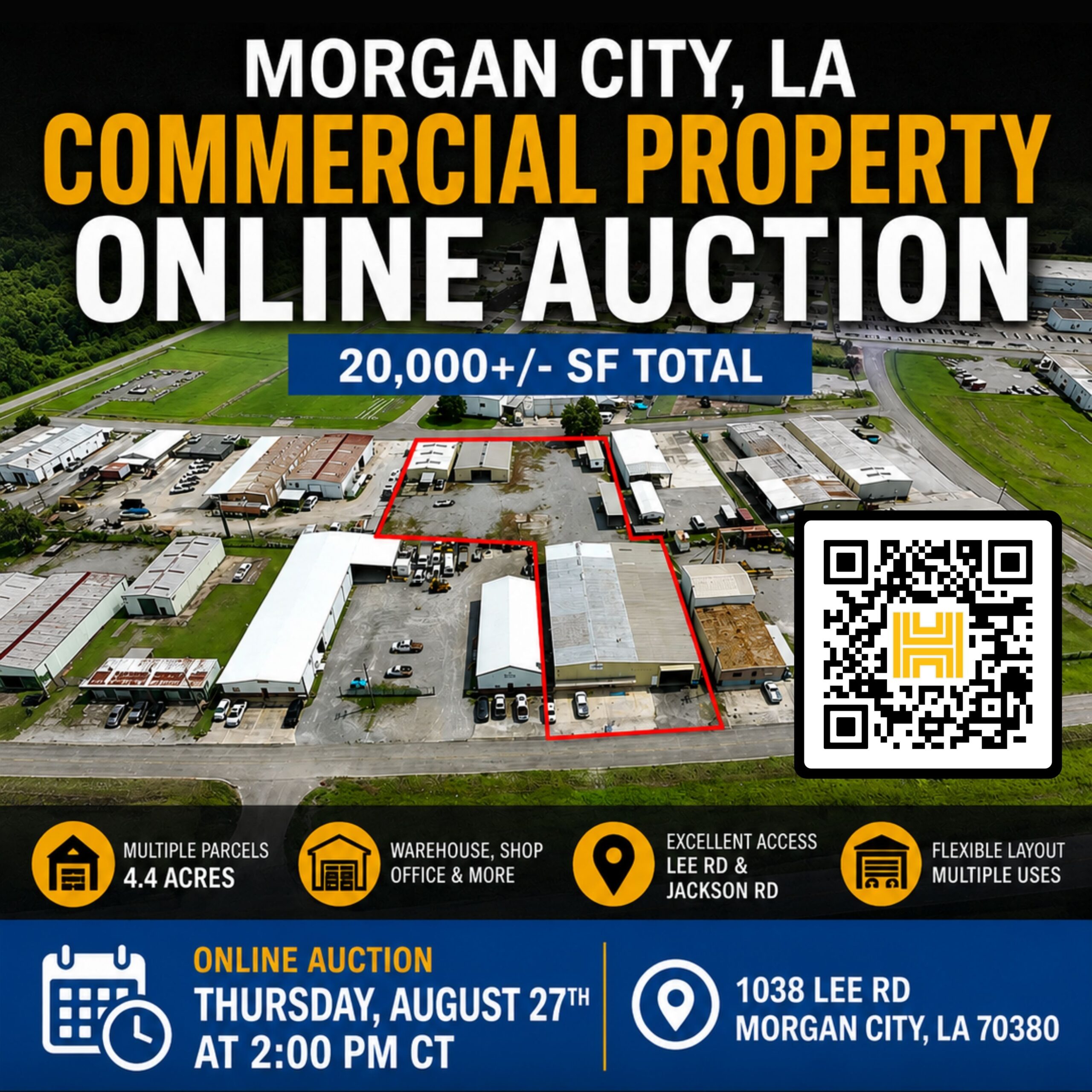 MORGAN CITY, LA COMMERCIAL PROPERTY | 20,000+/- SF TOTAL