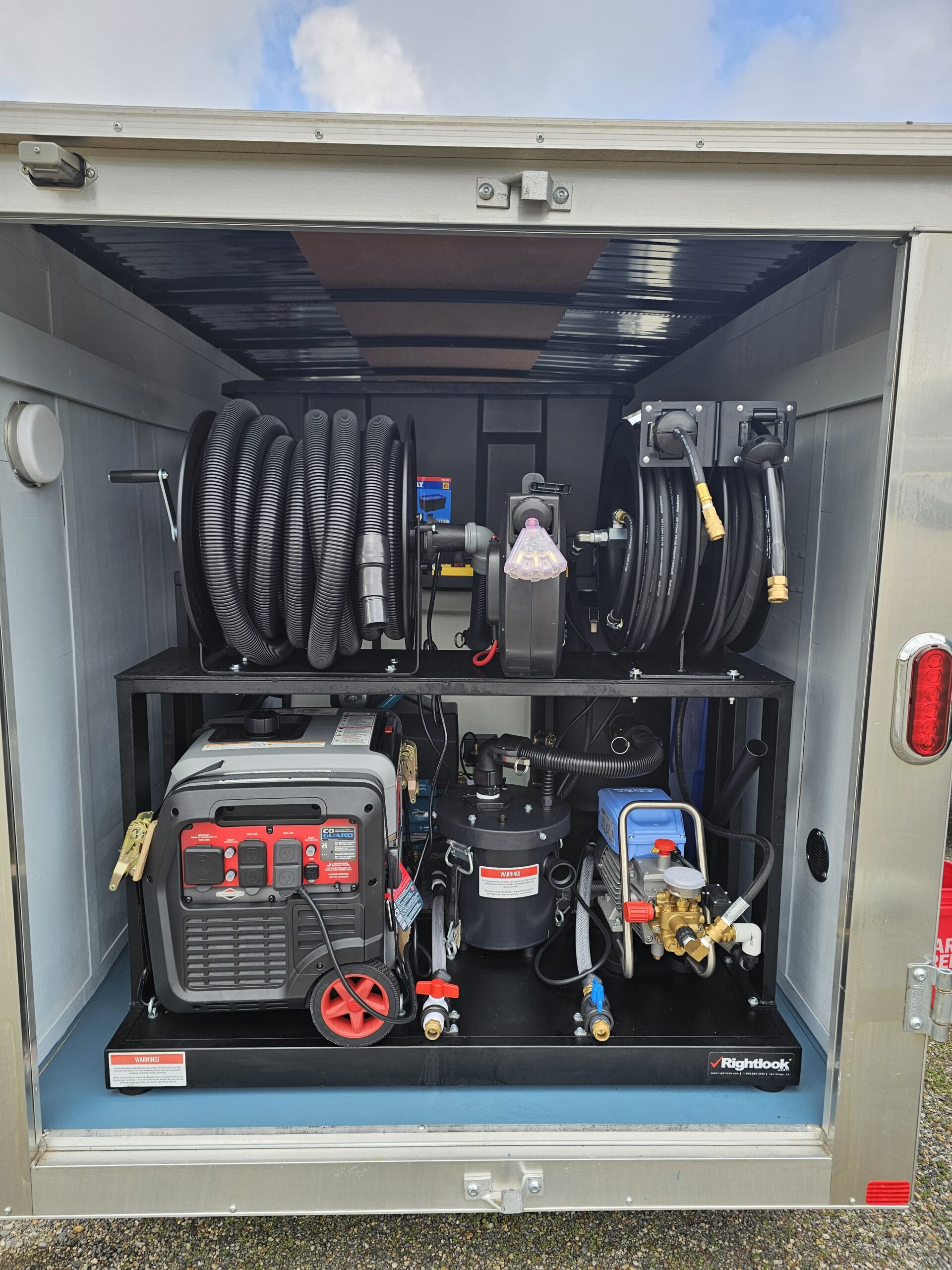 TURNKEY MOBILE DETAILING TRAILER – 2021 Carry-On 5×10 – Kranzle – Rightlook – 36 Hours