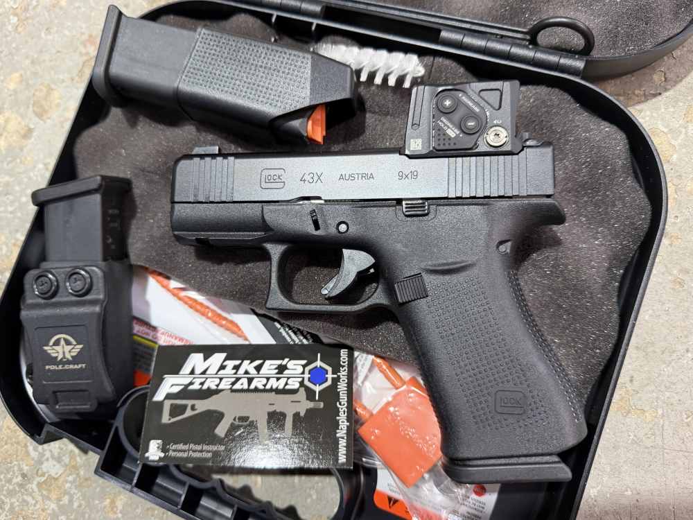 Glock 43x MOS with AIMPOINT