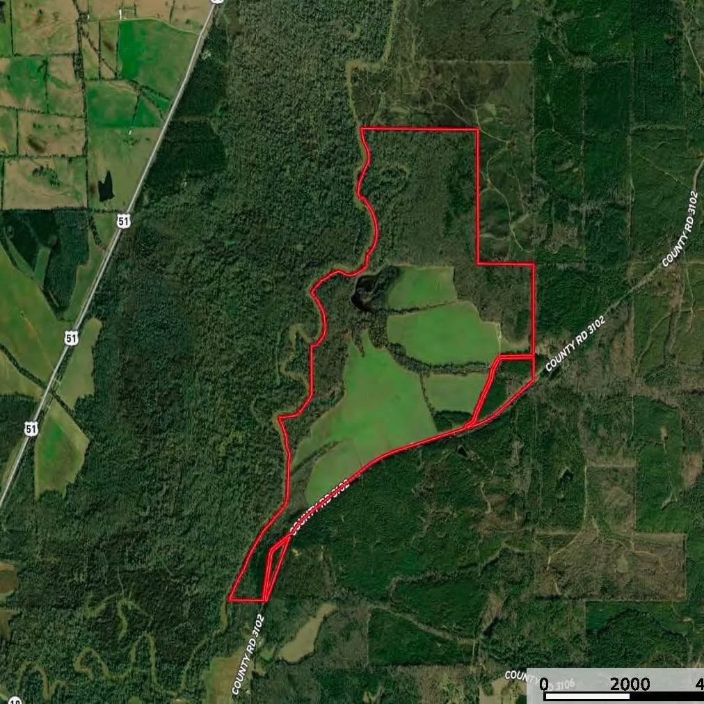Booger Bottom Plantation 635 Surveyed Acres on Big Black River in Mississippi