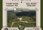 222 Acres of Hunting Land for sale in Wilkinson County, MS