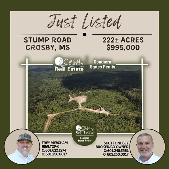 222 Acres of Hunting Land for sale in Wilkinson County, MS