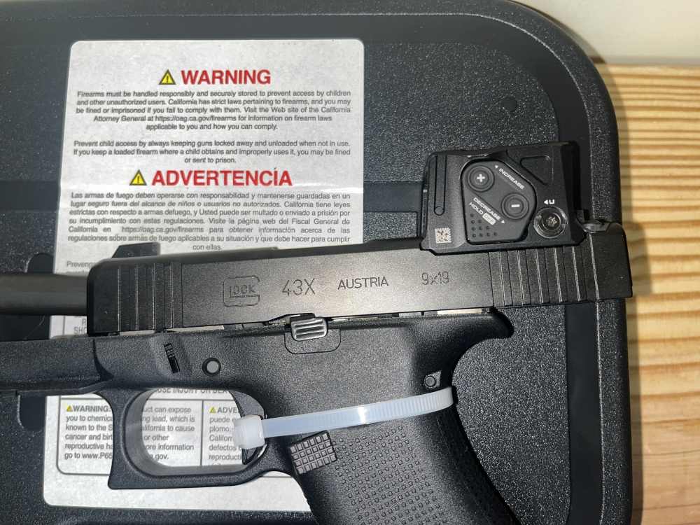 Glock 43x MOS with AIMPOINT
