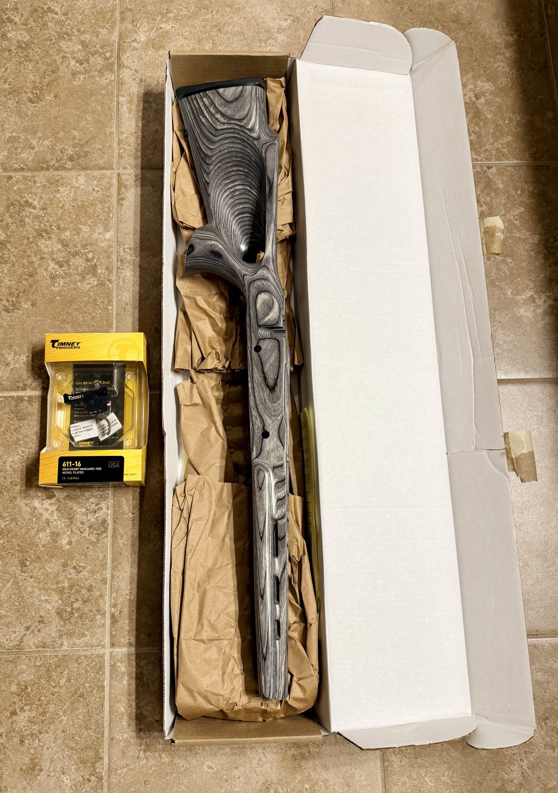 New in the box Weatherby vanguard short action Boyd’s stock/Timney trigger!!!!!